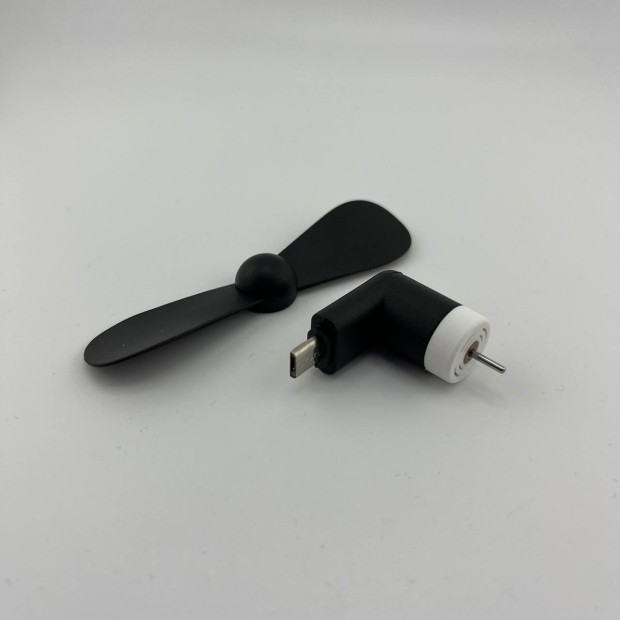 Вентилятор мобільний MicroUSB (Чорний)