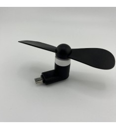 Вентилятор мобільний MicroUSB (Чорний)