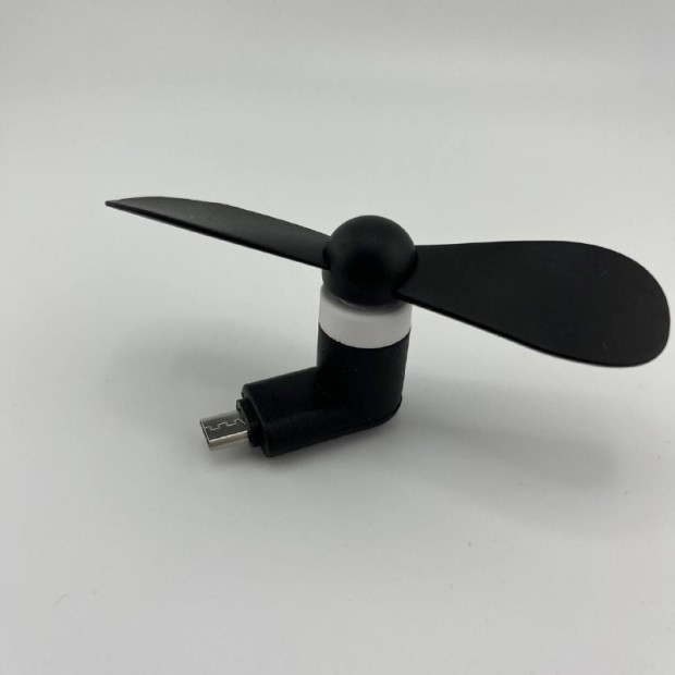 Вентилятор мобільний MicroUSB (Чорний)