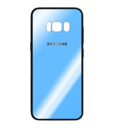 Накладка Glass Case Samsung Galaxy S8 Plus (голубой) Накладка Glass Case Samsung Galaxy S8 Plus (голубой)