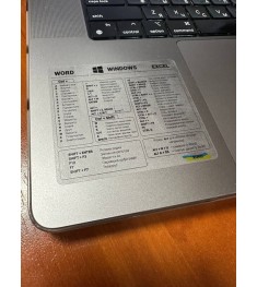 Наклейка с горячими клавишами Word / Windows / Excel (Прозрачный/Чёрный) XK-MCR-..