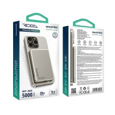 Беспроводной аккумулятор Ridea RP-M5 MAGPRO 5000mAh 15W (Titanium)