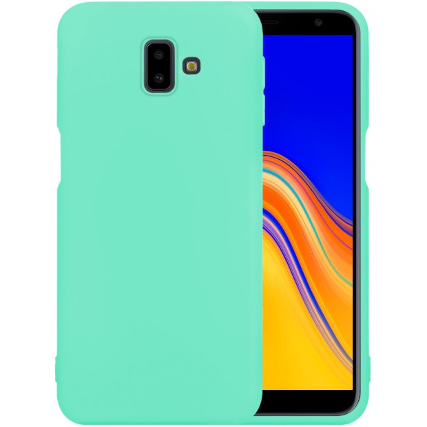 Силіконовий чохол iNavi Color для Samsung Galaxy J6 Plus (2018) J610 (Бірюзовий)