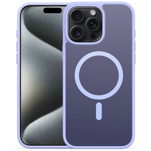 Силіконовий чохол Alabay Cloud Matte для Apple iPhone 14 Pro (світло-фіолетовий) Силіконовий чохол Alabay Cloud Matte для Apple iPhone 14 Pro (світло-фіолетовий)