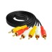 Кабель Rivex 3RCA - 3RCA (3 тюльпани) 1,5 м