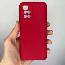 Силикон Original 360 Case Xiaomi Redmi 10 (ShutCam) (Тёмно-Красный)