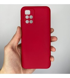 Силикон Original 360 Case Xiaomi Redmi 10 (ShutCam) (Тёмно-Красный)