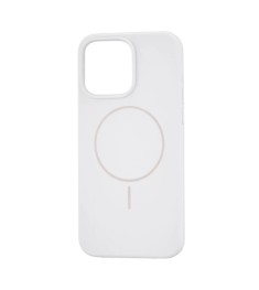 Силіконовий Original Round Case with MagSafe Apple iPhone 15 Pro Max (06) White