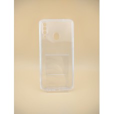 Силікон WS Samsung Galaxy A20s (ShutCam) (Прозорий)