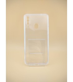 Силикон WS Samsung Galaxy A20s (ShutCam) (Прозрачный)