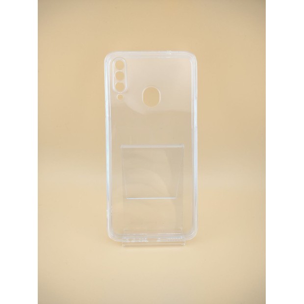 Силикон WS Samsung Galaxy A20s (ShutCam) (Прозрачный)