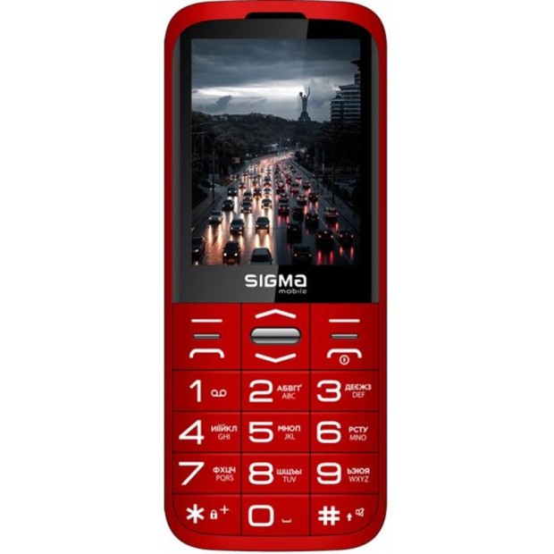 Мобильный телефон Sigma Comfort 50 Grace Dual Sim (Red) (Уценка) (1 Категория)