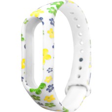 Ремешок Original Design Xiaomi Mi Band 2 Рисунок (Ромашка, Сине-жёлтый)