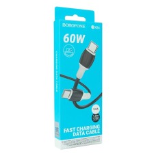 USB-кабель Borofone BX84 (Type-C to Type-C) (60W) (Чёрный)