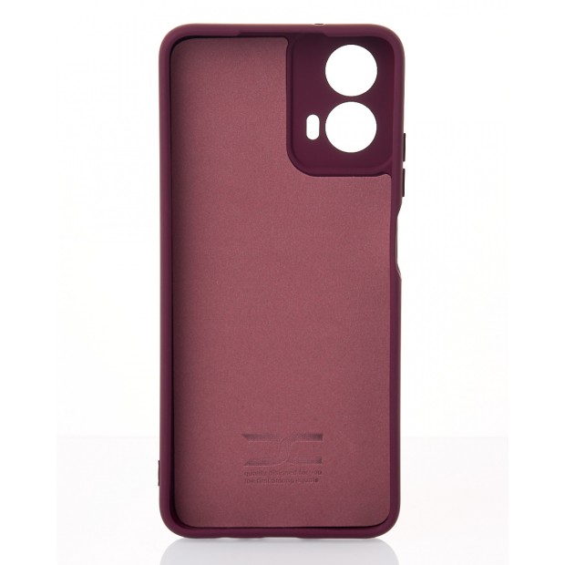 Силікон Оригінал Motorola Moto G24 (ShutCam) (Бордовий)