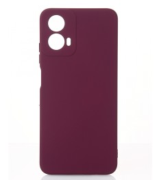Силикон Original Motorola Moto G24 (ShutCam) (Бордовый)