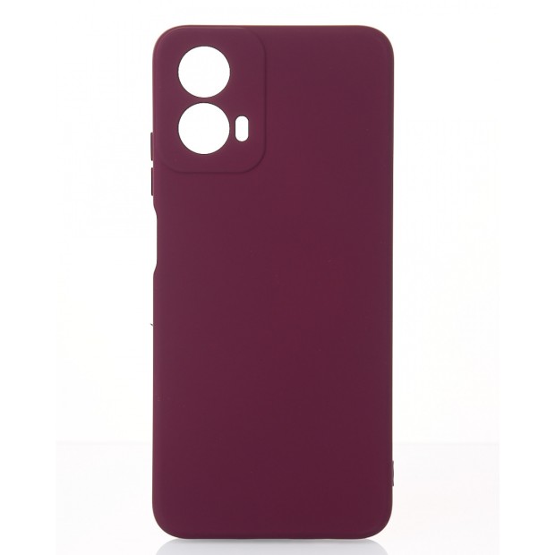 Силикон Original Motorola Moto G24 (ShutCam) (Бордовый)