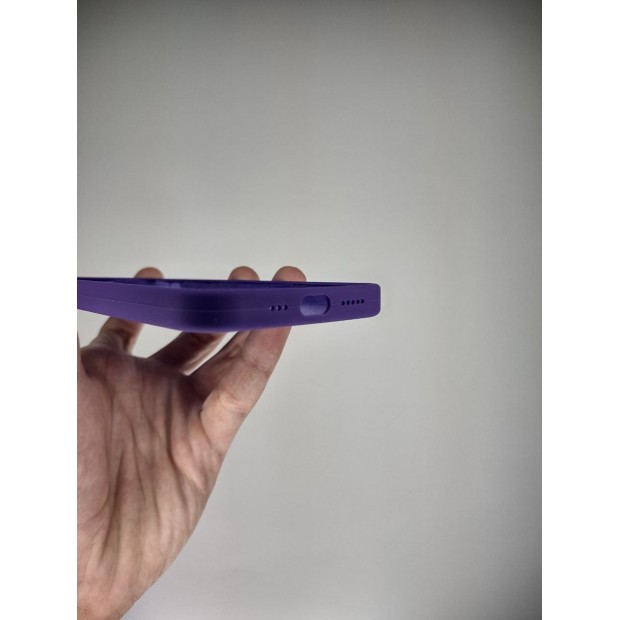 Силіконовий оригінальний чохол RoundCam для Apple iPhone 14 (87) Аметист Силіконовий оригінальний чохол RoundCam для Apple iPhone 14 (87) Аметист