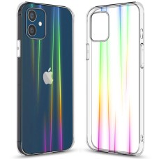 Силикон 3D Gradient Case Apple iPhone 12 Mini (Прозрачный)