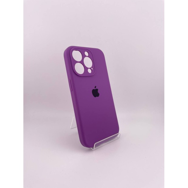 Силіконовий чохол Original RoundCam для Apple iPhone 15 Pro (28) Brinjal