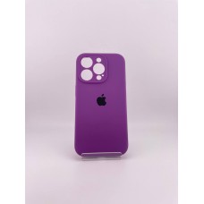 Силіконовий чохол Original RoundCam для Apple iPhone 15 Pro (28) Brinjal
