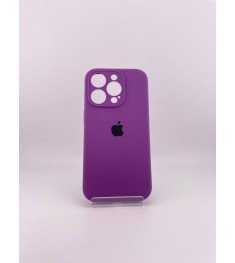 Силикон Original RoundCam Case Apple iPhone 15 Pro (28) Brinjal
