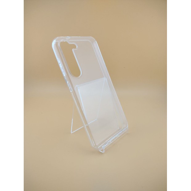 Силіконовий чохол WS для Samsung Galaxy S23 (Прозорий)