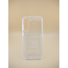 Силіконовий чохол WS для Samsung Galaxy S23 (Прозорий)