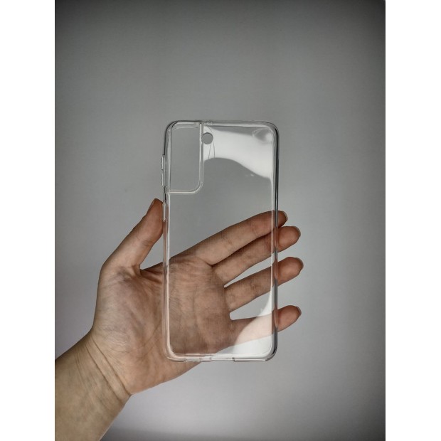 Силіконовий чохол WS для Samsung Galaxy S21 Plus (Прозорий)