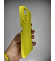 Силіконовий чохол Original Xiaomi Redmi Note 11 Pro (ShutCam) (Лимонний)