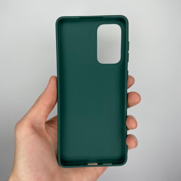 Темно-зелений силіконовий чохол iNavi Color для Samsung Galaxy A73 5G (2023)