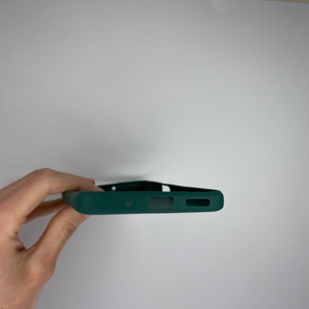 Темно-зелений силіконовий чохол iNavi Color для Samsung Galaxy A73 5G (2023)