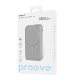 Бездротовий акумулятор Proove Knight 20W 10000mAh (Темно-сірий)