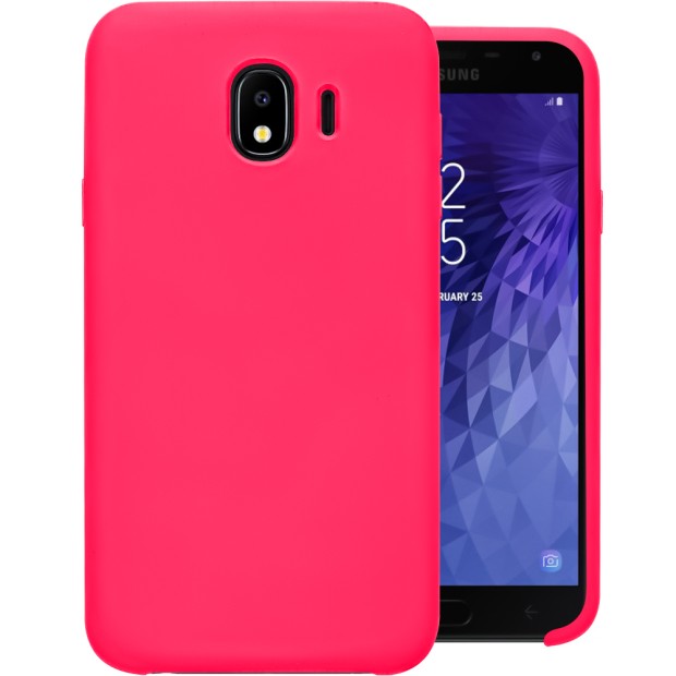 Силикон Original Case Samsung Galaxy J4 (2018) J400 (Малиновый)