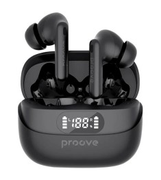 Беспроводные наушники-гарнитура вакуумные Proove NoLimit ANC (APP) (Black/Gray) ..