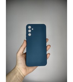 Силіконовий оригінальний 360 чохол для Samsung A34 (ShutCam) (Темно-блакитний)