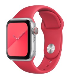 Apple Watch Силіконовий ремінець 42 / 44 / 49 мм (26) Cherry
