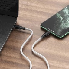 USB-кабель Borofone BX42 PD 1м (Type-C на Lightning) (Білий)
