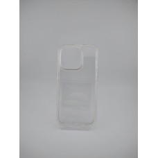 Силіконовий чохол Space Case Premium для Apple iPhone 15 Pro (Прозорий)