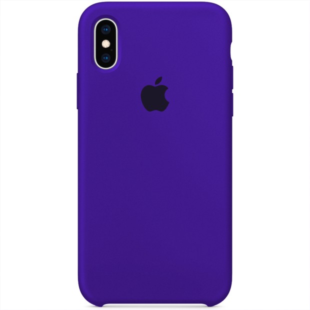 Силикон Original Case Apple iPhone XS Max (02) Ultra Violet