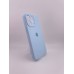 Силіконовий оригінальний чохол RoundCam для Apple iPhone 15 Pro Max (53) небесно-блакитний.