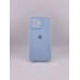Силіконовий оригінальний чохол RoundCam для Apple iPhone 15 Pro Max (53) небесно-блакитний.