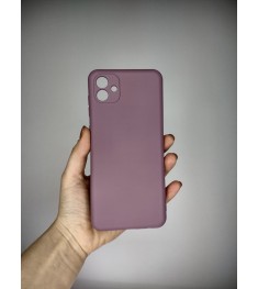Силикон Original Case Samsung Galaxy A04 (2022) (ShutCam) (Лавандовый)