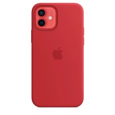 Силіконовий оригінальний круглий чохол Apple iPhone 13 mini (05) Продукт ЧЕРВОНИЙ