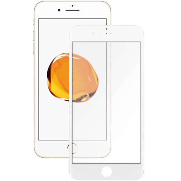 Защитное стекло 5D Matte Ceramic Apple iPhone 7 Plus / 8 Plus White