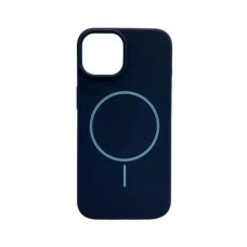Силикон Original Round Case with MagSafe Apple iPhone 13 Pro (09) Midnight Blue