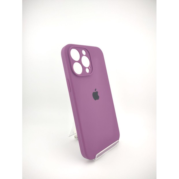 Силикон Original RoundCam Case Apple iPhone 14 Pro Max (28) Brinjal