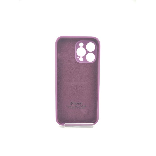 Силикон Original RoundCam Case Apple iPhone 14 Pro Max (28) Brinjal