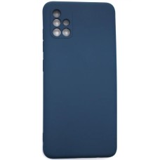 Силикон Original Samsung Galaxy A51 (2020) (ShutCam) (Кобальт)