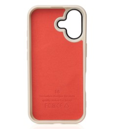 Чохол Beats з текстурою шкіри MagSafe для Apple iPhone 16 (натуральний титан)